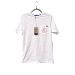 Chubbies Pocket T-Shirt White Small – Front Pocket Logo & Back Graphic | NWT